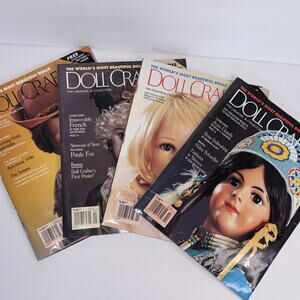 Doll Crafter Magazines Lot of 4 Issues From 1996 Patterns Included Sewers